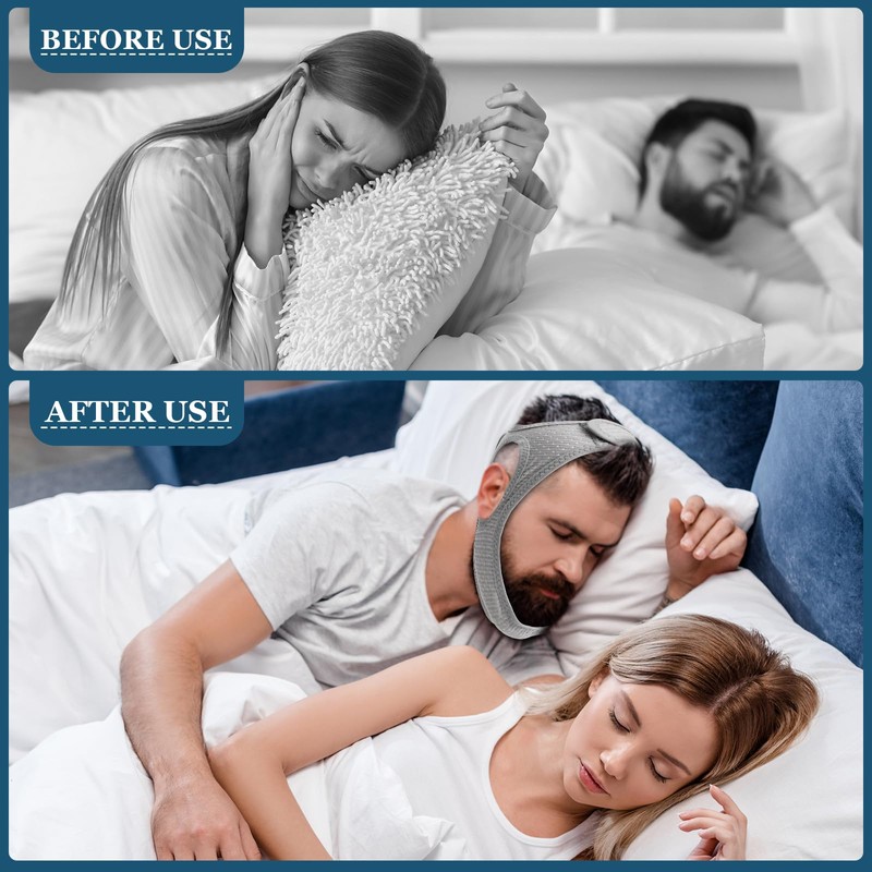 Chin Strap for Sleeping, Anti Snoring Devices, Stop Snoring Solution,