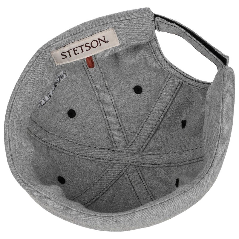 Stetson Cotton Melange Men's Docker Hat Summer Winter Light Grey