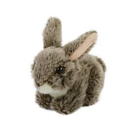 Teddys Rothenburg Cuddly Toy Hans Lying Down Grey 18 cm Plush Toy Plush Rabbit