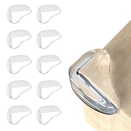 ATTO Corner Guard, Clear, Stylish, Cushion, For Kids, Slim, Baby, Clear, Corner Cushions, Removable, Soft, Double Sided Tape Included, Injury Prevention, Earthquake Prevention, Furniture Protection,