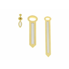 Ewatchparts Watch Hand Compatible With Pam 44mm Panerai Movement ETA 6497-6498 Unitas 14 x 10 Gold Swiss