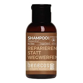 BENECOS Oat Shampoo, Repair, Mini Travel Size, 50 ml (10 x 50 ml)