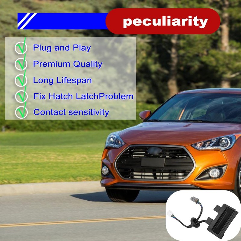 Tailgate Rear Hatch Handle Release Sensor Button Compatible with Hyundai