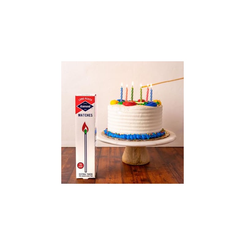 Diamond Long Reach Matches, Large Strike On Box Matches. (5)