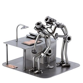 Steelman24 I Nuts and bolts sculpture Dermatologist I Handmade ornaments I Made in Germany I I Metal figurine
