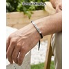 Geyynow 2 Pcs Dont Let the Hard Days Win Bracelet,