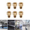 50Pcs Cap Hex Socket Screw Copper Fastener Hardware Tools Industrial
