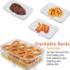 Dual Air Fryer Rack Compatible with Ninja Fryer Stand Multi