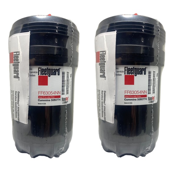 CFKIT FF63009 Fleetguard Fuel Filter (Replaces for FF63054NN) (Pack of 2)