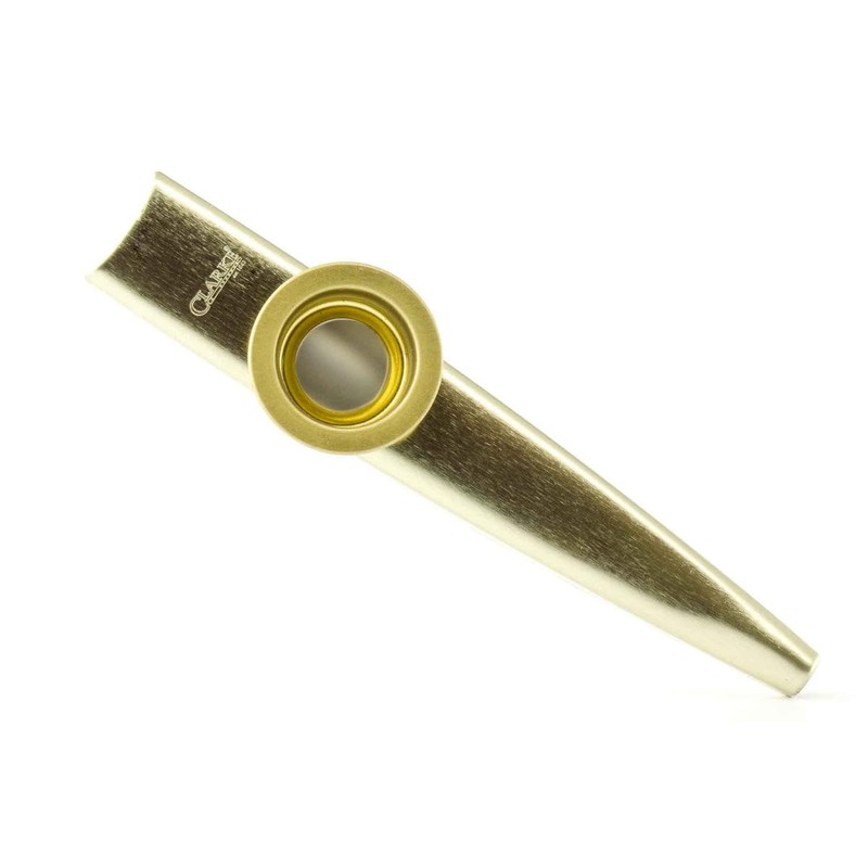 Clarke Kazoo - Metal - Gold - Single Instrument -