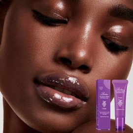 Vawolecy Lip Glowy Balm, Lip Balm for Dry, Cracked Lips, Moisturising Lip Care (Grape)