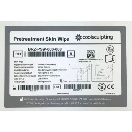 Zeltiq CoolSculpting Pretreatment Skin Wipes 8 Pack BRZ-PSW-000-00