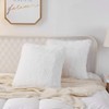 Uhamho Set of 2 Faux Fur Throw Pillow Covers Soft
