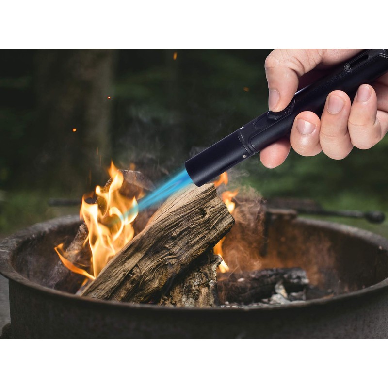 Urgrette 3 Pack Butane Torch Lighters, 6-inch Refillable Pen Lighter