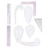 9Pcs/Set Sewing Ruler Set Multifunctional Curve Stick Tailor Measuring Accessories