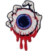 Catch The Eyeball with Blood Patch Embroidered Applique Badge Iron
