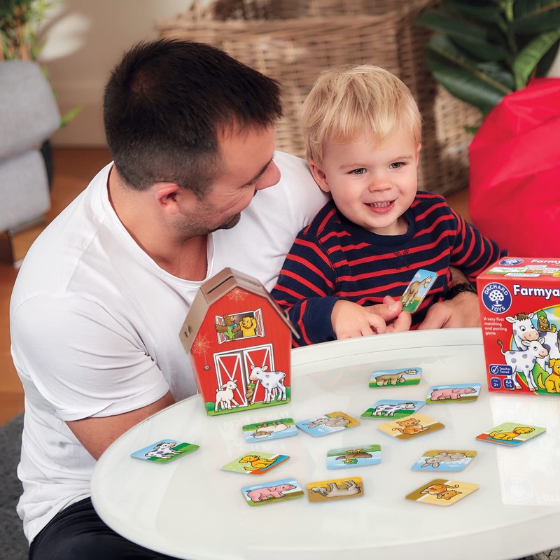 Orchard Toys Farmyard Families Game, Fun matching and posting game,