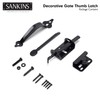 SANKINS Thumb Gate Latch for Wooden Fence Heavy Duty, Thumb