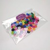 Libiline 100pcs Resin Button Solid Color 4Holes Craft Clothe Sewing