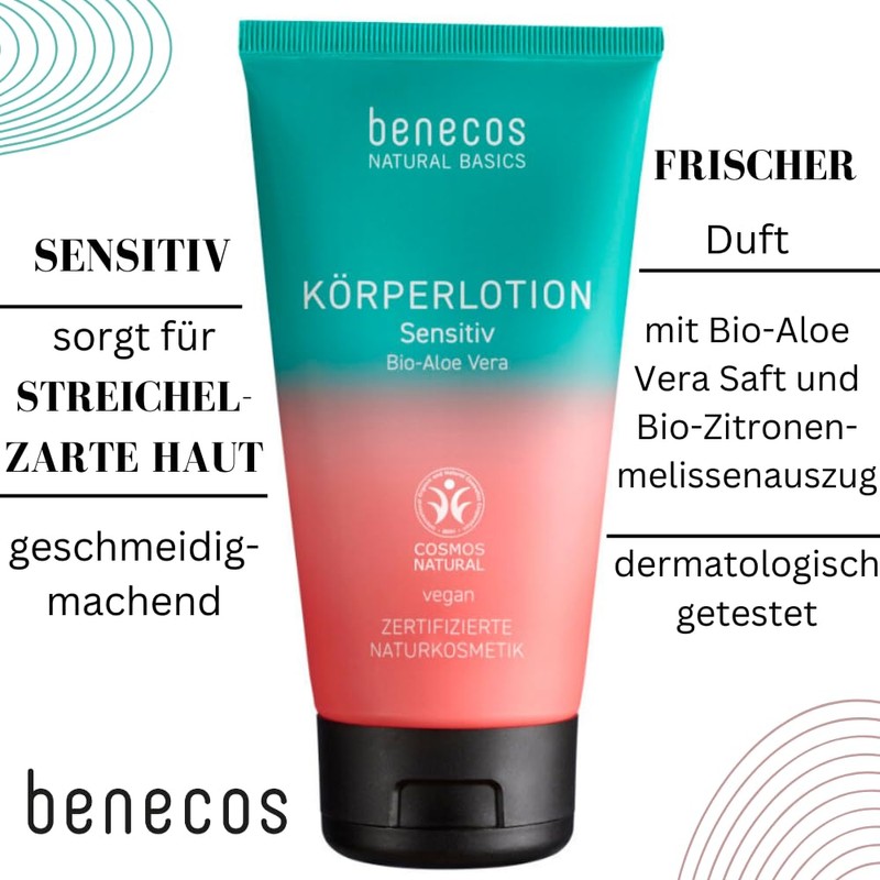 benecos Natural Basics Intensive Body Lotion Organic Shea 150 ml