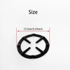 CIV Black Metal Hob Reducer 13.5cm Ideal for Mocha and