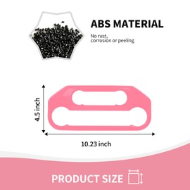 RAZPOY for Bronco Air Conditioning Switch Panel Cover, Center Console A/C Button Trim Compatible with 2021-2023 Ford Bronco Interior Accessories, Pink