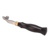 Leather Creaser 0.5mm Regulable Screw Ebony Handle Arc Design Stainless