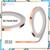 ARTIMUSES 7/32 Inch Silver Backed Copper Foil Tape for Stained