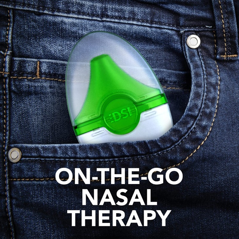 SinuCleanse Inhalo Nasal Dry Salt Inhaler, 100% All-Natural Deep Penetrating