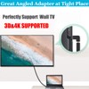 Warmstor 6 Pack HDMI 2.0 Male to Female Angled Adapter