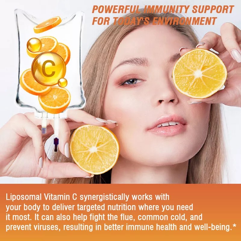 Liposomal Vitamin C 2100mg - High Absorption Supplements, Enhance Immunity