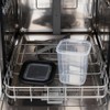 ionEgg Plastic Food Storage Containers with Lids Includes Labels, Stackable