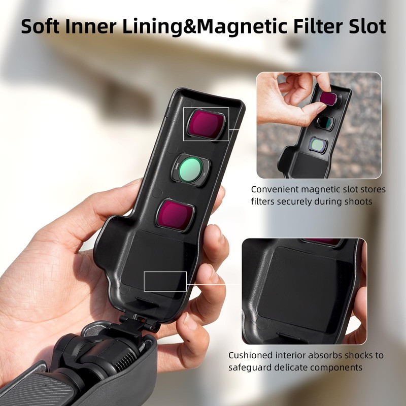 BRDRC Pocket 3 Cover Case Accessories, blue, Case for Dji