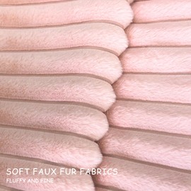 1 Pack 18x18 Pillow Cover Velvet Pillow Covers, Faux Fur Square Throw Pillow Covers for Living Room Decorations Throw Pillow Case, Throw Pillow Cover Cushion Cover for Home Sofa Bedroom Car, Pink