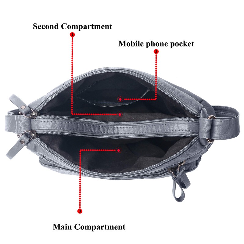 Purses for Women Soft PU Leather Shoulder Bag Ladies Crossbody