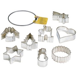 Kaiser Christmas Xmas Cookie Cutter Ring of 8, Size Large 7612829