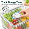 Refrigerator Storage Box for Food Organization – Clear Stackable Container