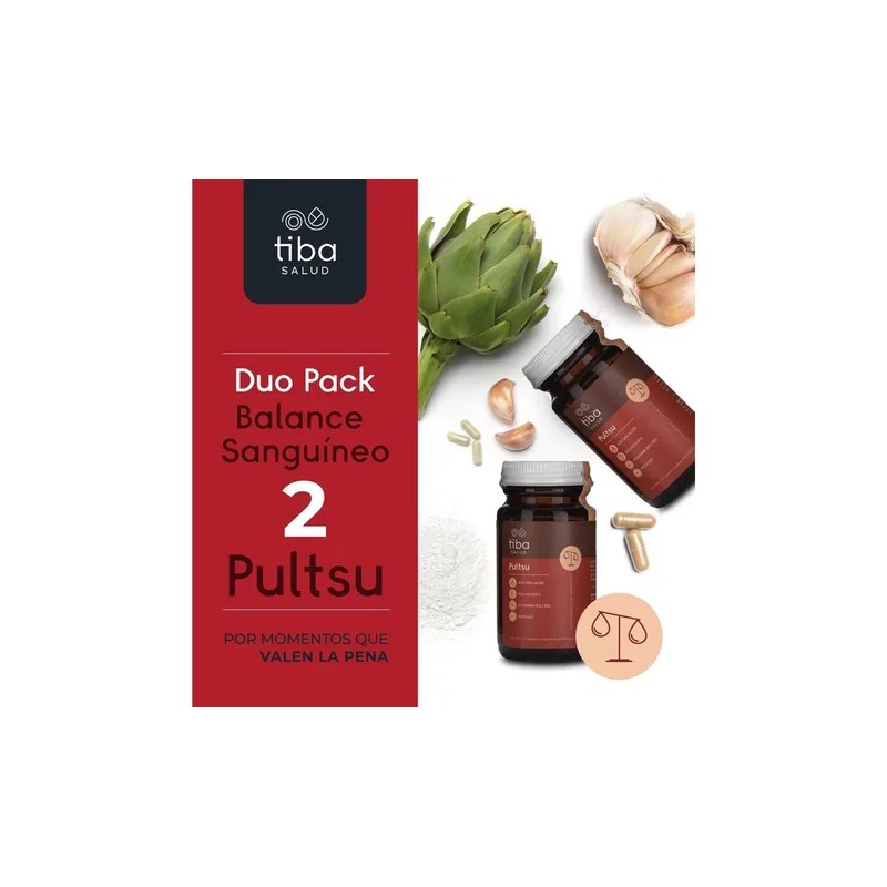 Pultsu Corazón Balance Sanguineo Tiba Salud 2 Pack 60 Cápsulas