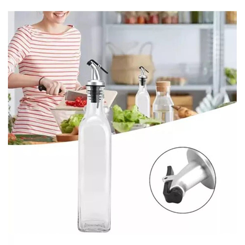Plasticocina Pack De 2 Botellas Dispensador De Aceite Cocina 250