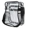 Clear Messenger Bag PVC Waterproof Visible Zipper Design Crossbody Tote