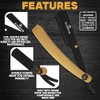 Cut-Throat Razor Straight Edge – Professional Stainless Steel Barber Razor