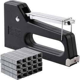 Mr. Pen Light Duty Staple Gun with 2000 Staples, 5/16 Fabric Wall Wood Stapler