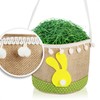 com-four® 3-Piece Easter Set - Easter Basket with Grass and