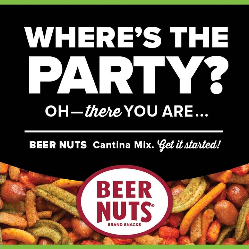 BEER NUTS Cantina Twang Mix, Sweet & Salty Original Roasted