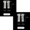 Rimless Glasses Accessories Double Rubber Plug Eyeglass Repair Kits (1.5mm