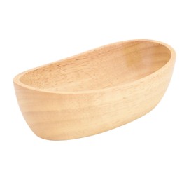 Wooden Sushi Boat Rubber Wood Smoothing Thick Anti Slip Easy to Clean Sushi Serving Tray for Family Bar Cafe Party 15.5cm / 6.1in