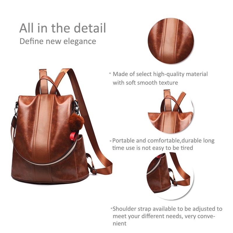 NICOLE & DORIS Backpack Women Fashion Backpack for Ladies Casual
