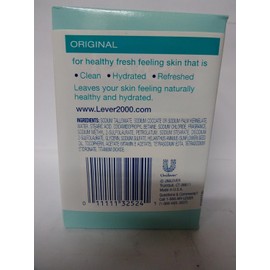 Jabón de barra Lever 2000 original 4 oz pack de 2 unidades