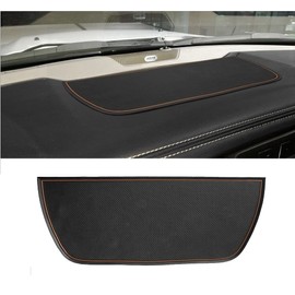 Auovo Dashboard Mat Cover for Ram 1500 2500 3500 Accessories Interior 2011-2018 Pickup Car Dash Pad Trim Rubber Soft Tray(1 PCS) (Cattle Tan Brown Trim)