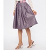 Lifos 0800 Dirndl Skirt, Costume Skirt with Belt Paisley Pattern,